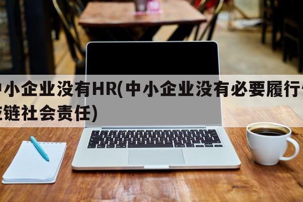 中小企业没有HR(中小企业没有必要履行供应链社会责任)